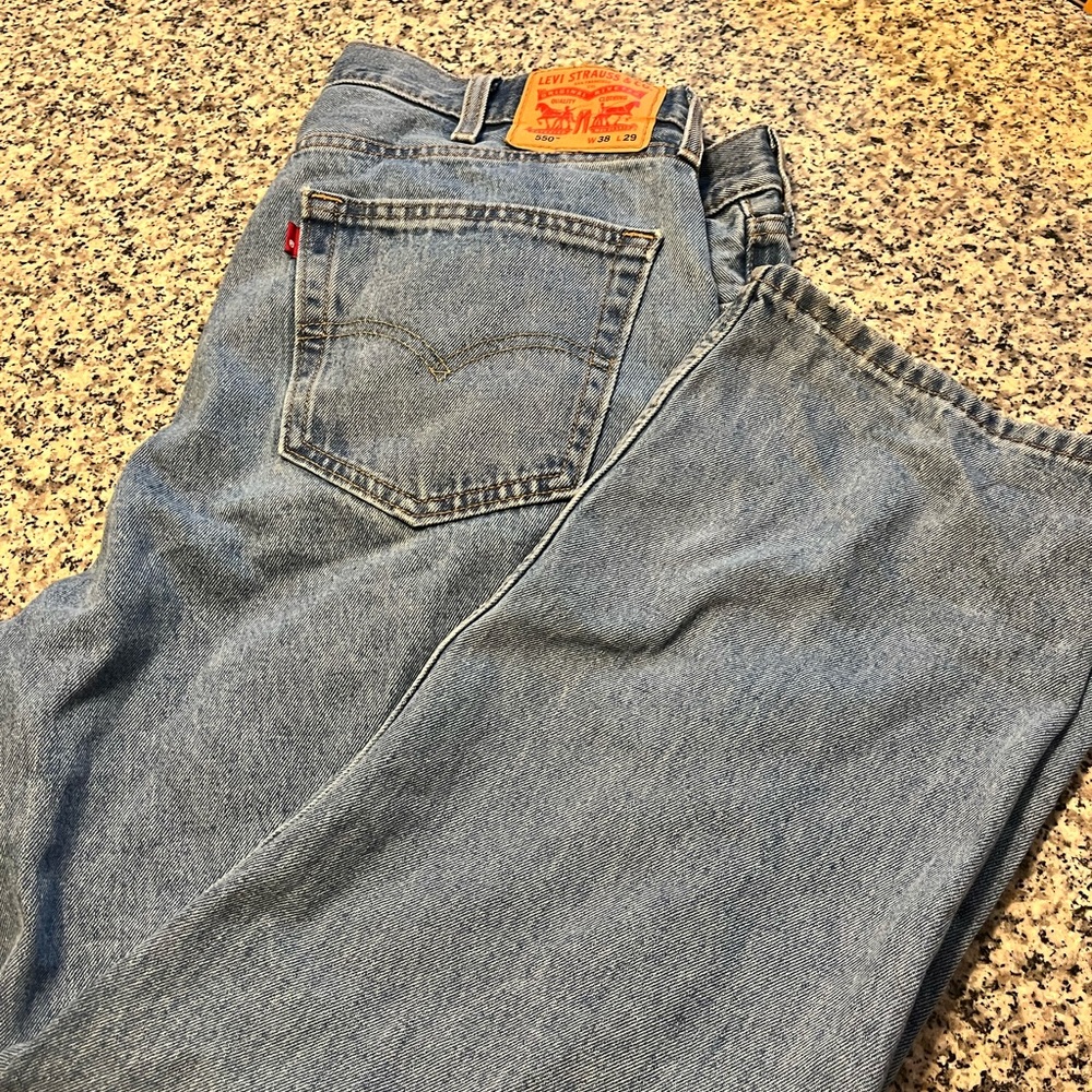 Blue Levis 550 Jeans 38 x 29